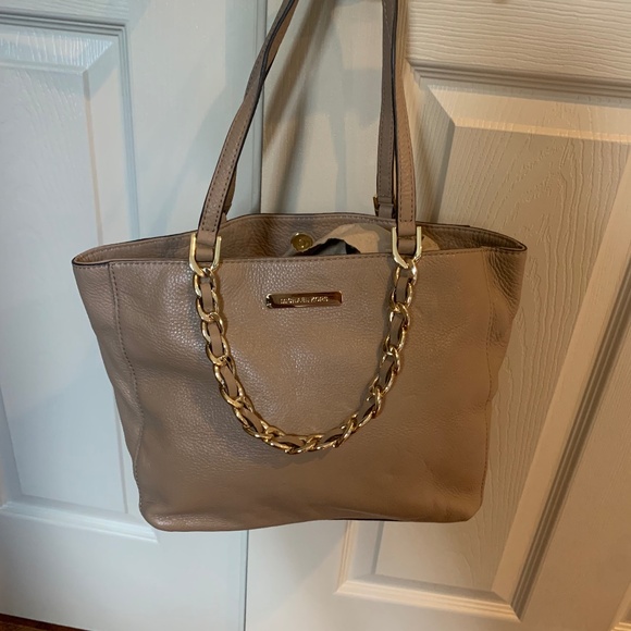 Michael Kors Tan Leather Satchel Handbag - Picture 1 of 9